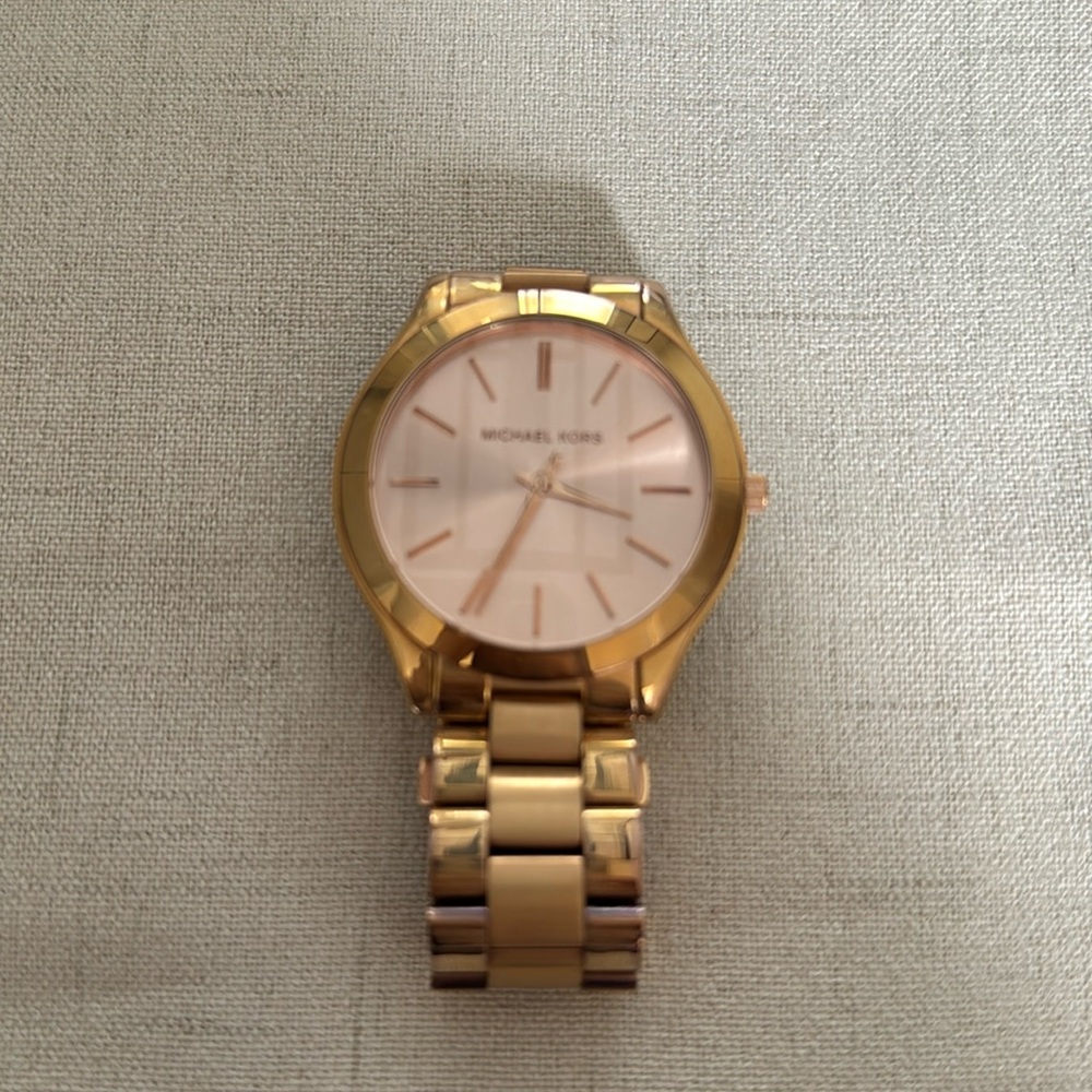 MK ROSE GOLD WATCH